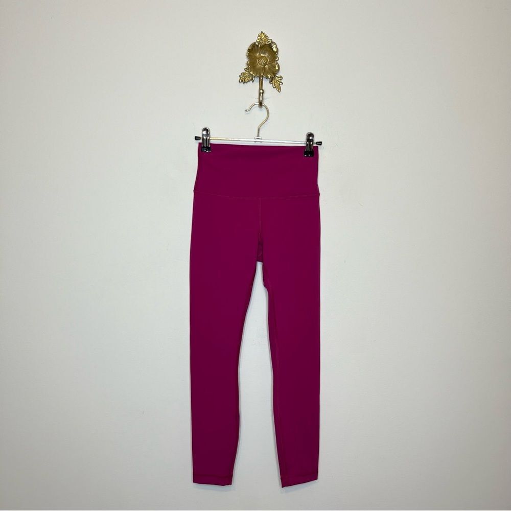 Lululemon Wunder Train High-Rise Tight 25" Magenta Purple